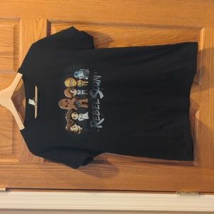 "May the Fourth!"  Tee Turtle Star Wars "Rebel Scum" T-shirt, women's size large